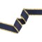 LaRibbons 1" Metallic Fringe Textured Grosgrain Ribbon | 25 Yard Roll